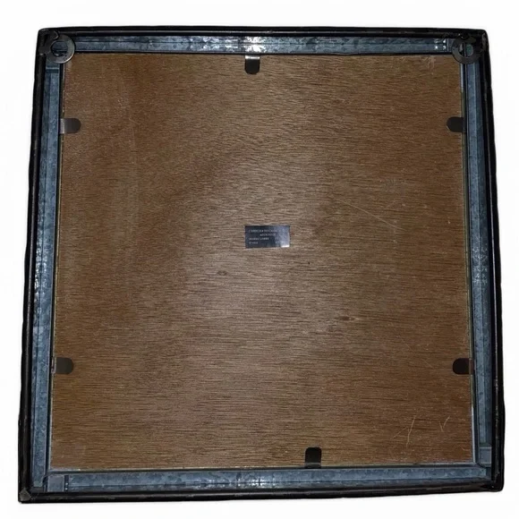 SET OF 3-Rustic Farmhouse Style Laundry Room Wall Art Decor Square Metal Frames - Picture 5 of 5